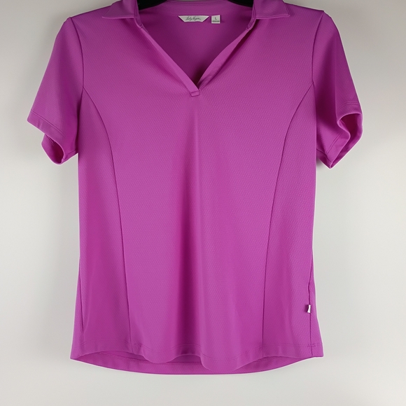 Lady Hagen Tops - Women's Pink Polo Shirt